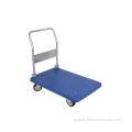 Platform Truck Trolley Foldable Plastic Push Hand Cart For Loading Supplier